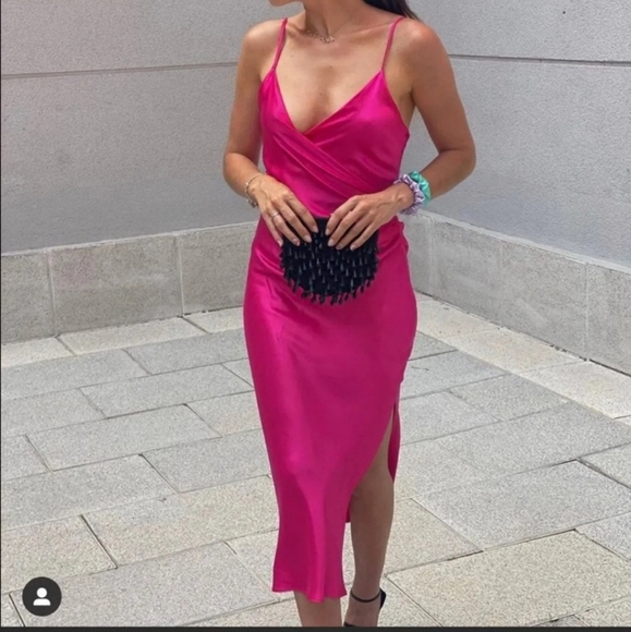 Zara Draped Lingerie Dress - Picture 5 of 7